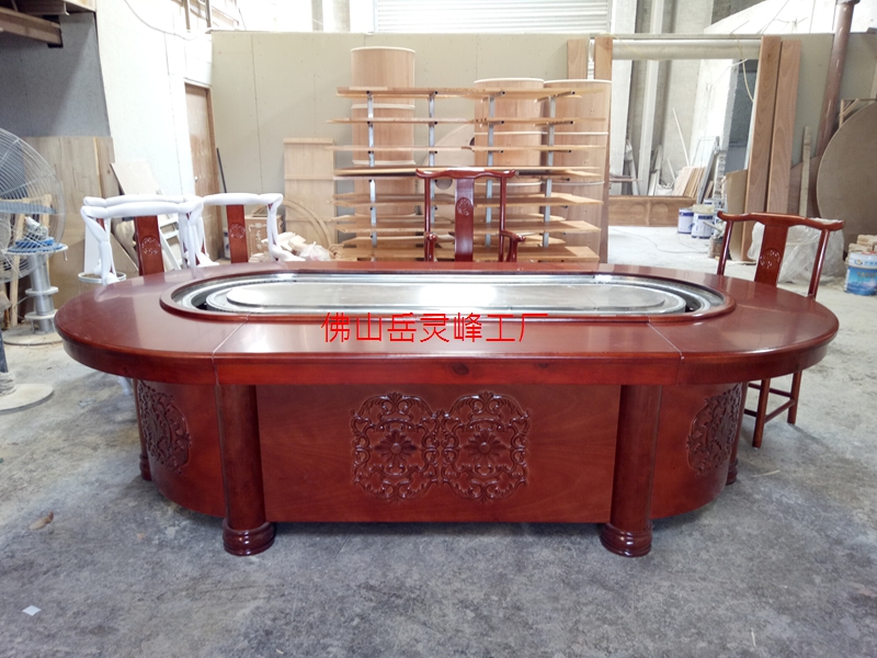 长方形传送带餐桌